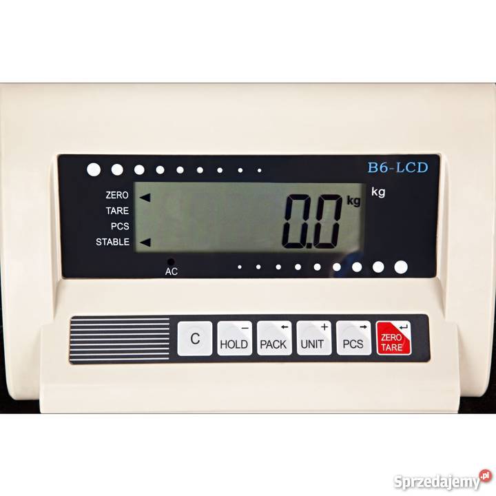 Waga platformowa magazynowa 3000 LCD Poczesna