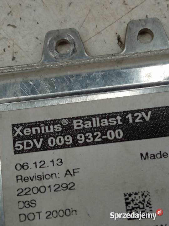PRZETWORNICA XENON LAMPY PRZÓD 5DV009932 Opel osobowe Przetwornice