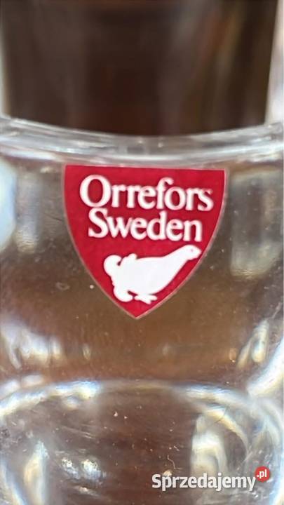 Patera ORREFORS kryształowa miska CORONA Projekt pomorskie Gdańsk