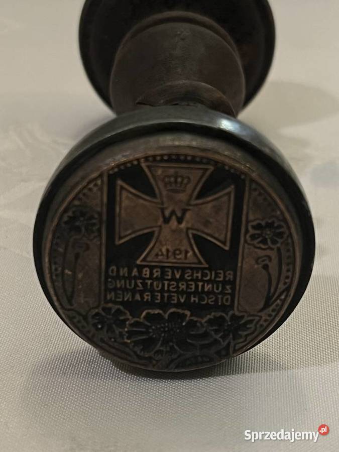 Stempel niemiecki z Krzyżem Żelaznym II wś małopolskie Kraków