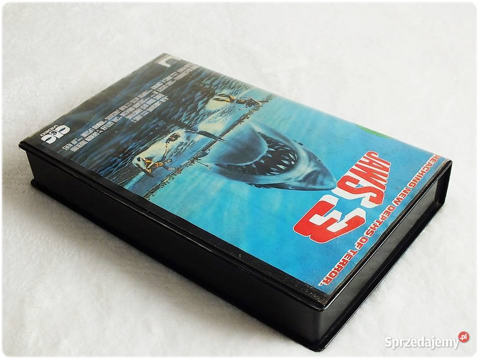 Kaseta VHS Film Szczęki 3 Film na Video ORYGINAŁ Żary sprzedam