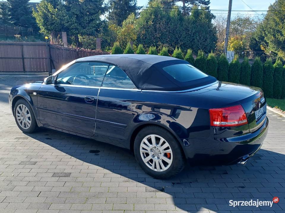 Audi A4 B7 Cabrio Bezwypadkowy stan podgrzewane fotele Wieliczka sprzedam
