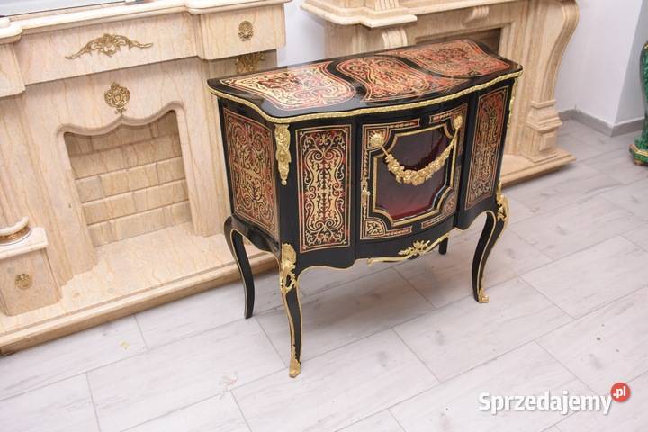 Królewska Komoda Barek Boulle Liczne Zdobienia małopolskie Kraków