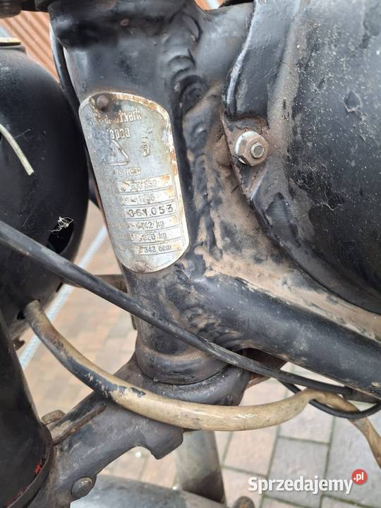 Ifa BK350 BK 350 1955 Rok produkcji 1955 Przecław