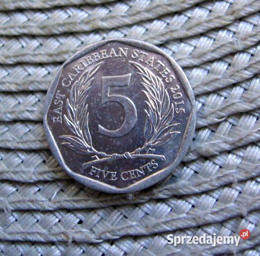 Karaiby 5 Cent 2015r Numizmatyka Kalisz