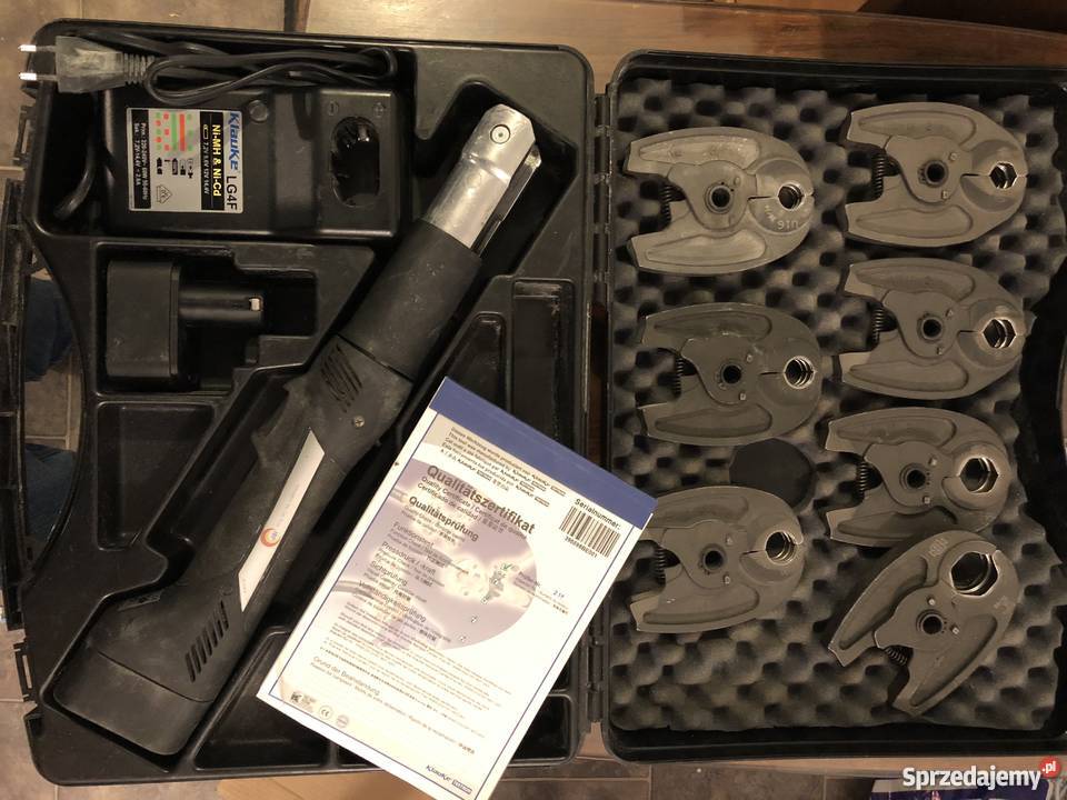 ZACISKARKA KLAUKE komplet ze zdjecia Poznań