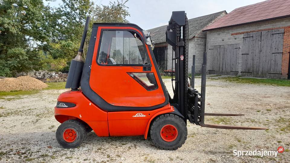 Wózek widłowy Linde H30 pozycjoner przesuw Gumnisko