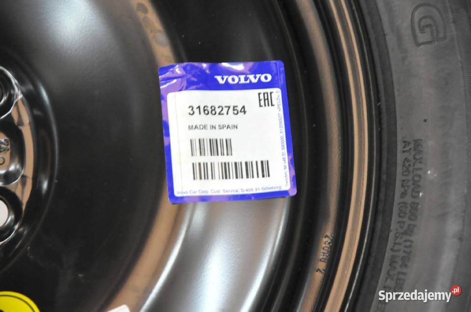 VOLVO XC60 XC90 II kolo zapasowe dojazdowe 18