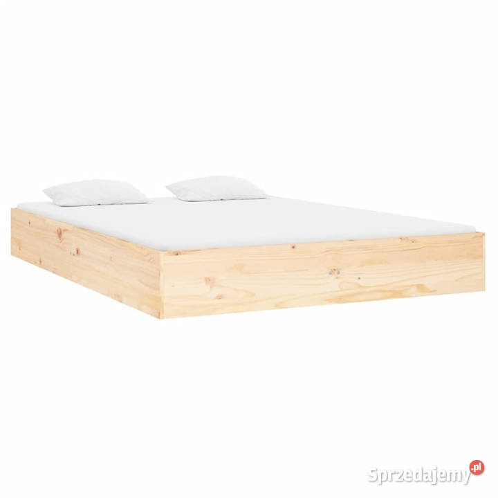 Rama łóżka lite drewno podwójna 120x190 WM820072