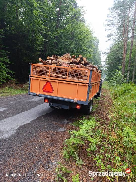 Przyczepa jednoosiowa wywrotka jednoosiówka Przyczepy rolnicze Ruda Różaniecka sprzedam