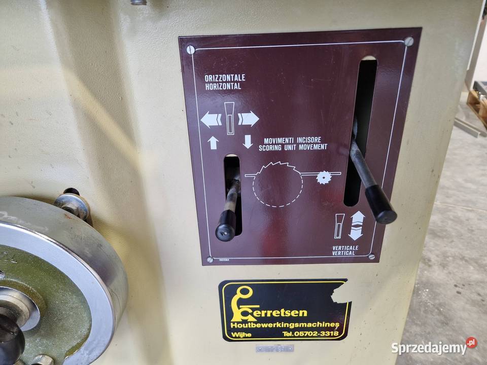 Piła formatowa PAOLONI 200 Piła z podcinakiem