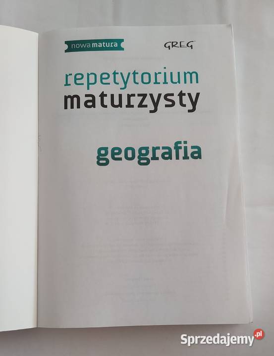 REPETYTORIUM MATURZYSTY geografia Hajnówka