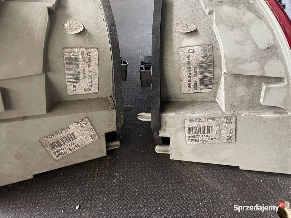 508 sw tylna klapa lampy zamek mechanizm Ostrów Wielkopolski sprzedam