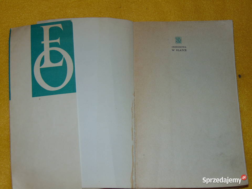 W klatce Eliza Orzeszkowa miękka z obwolutą Lublin