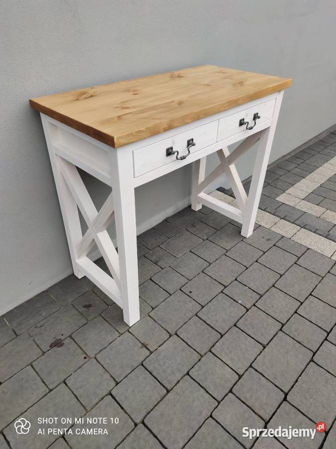 Konsola toaletka drewniana styl prowansalski
