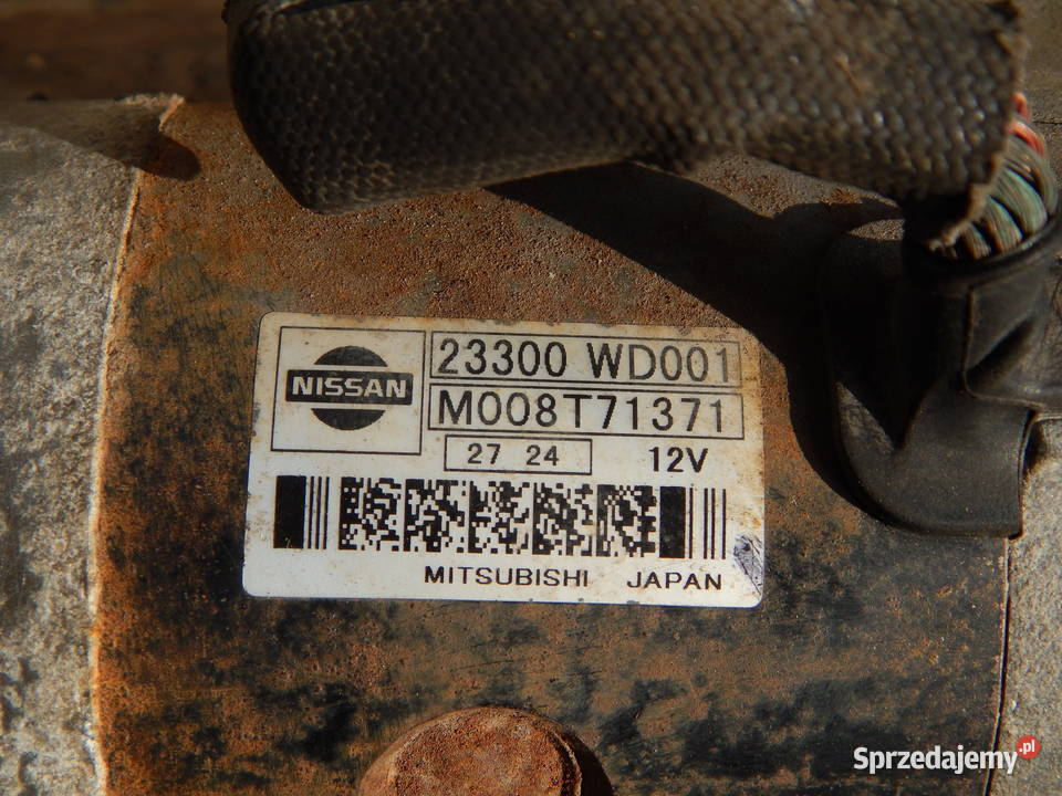 Rozrusznik M008T75371 23300WD000 Nissan Almera 2 Warszawa