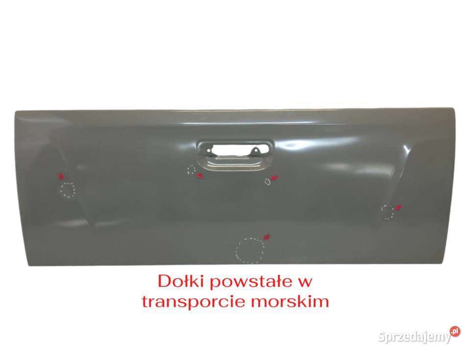 Isuzu D II RT50 20122014 przed liftem Klapa Skarżysko-Kamienna