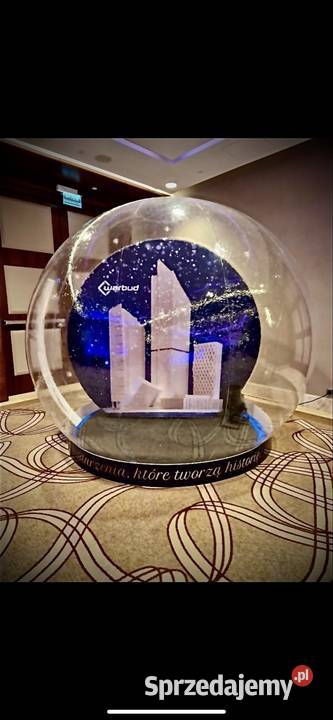 Śnieżna kula śniegowa kula snowglobe bubbletent