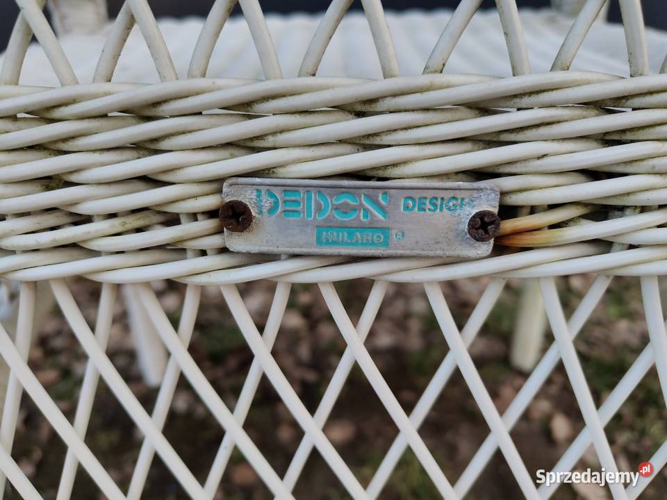 Vintage Krzesło ogrodowe z podłokietnikami z Pozostałe Aleksandrów Łódzki