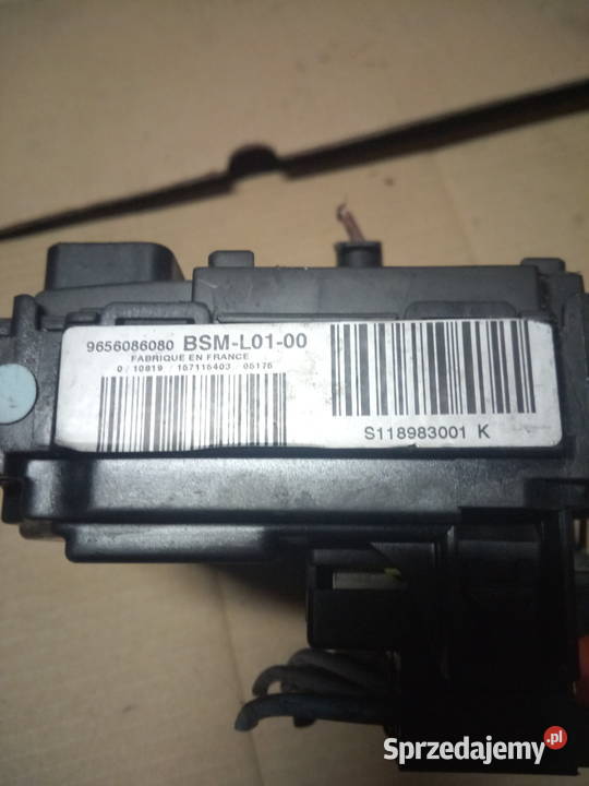 Moduł bsm L0100 Citroen Peugot 9656086080 osobowe Układ elektryczny, zapłon Myszków