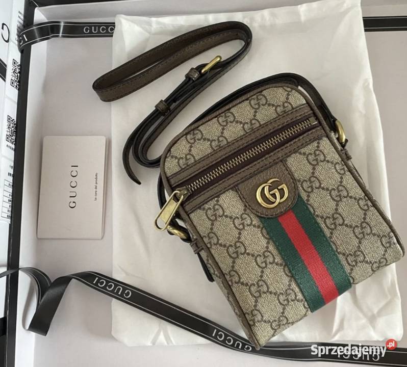 Torebka męska saszetka nerka Gucci monogram Kraków