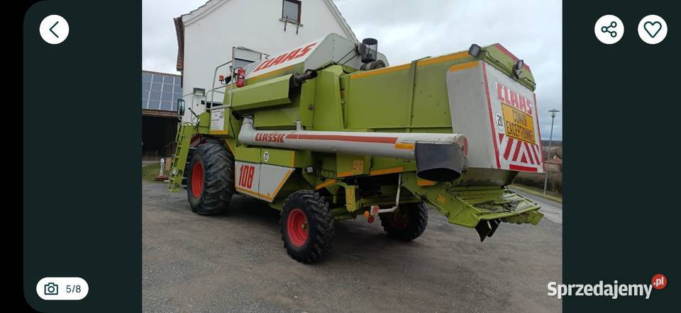 Claas Dominator 108 lubelskie Hrubieszów