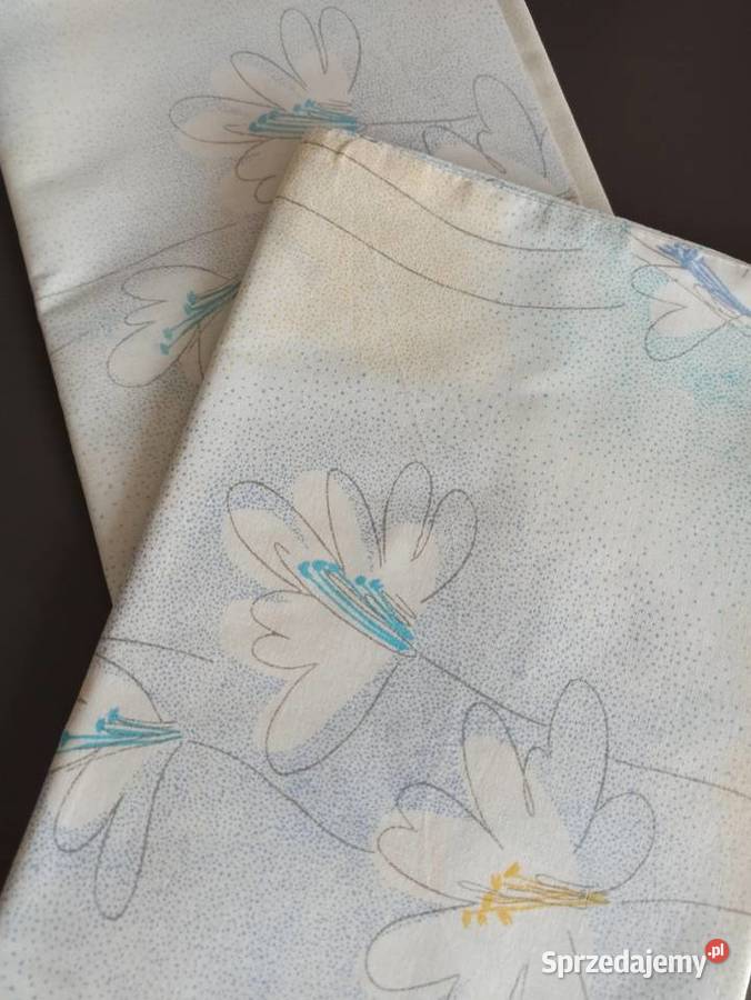 Poszewki bawełniane PRL 2 podlaskie Warpechy Stare sprzedam
