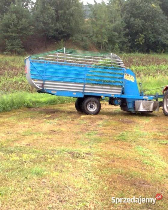 Ścinacz zielonek przyczepa samozbierająca z Grabów nad Pilicą