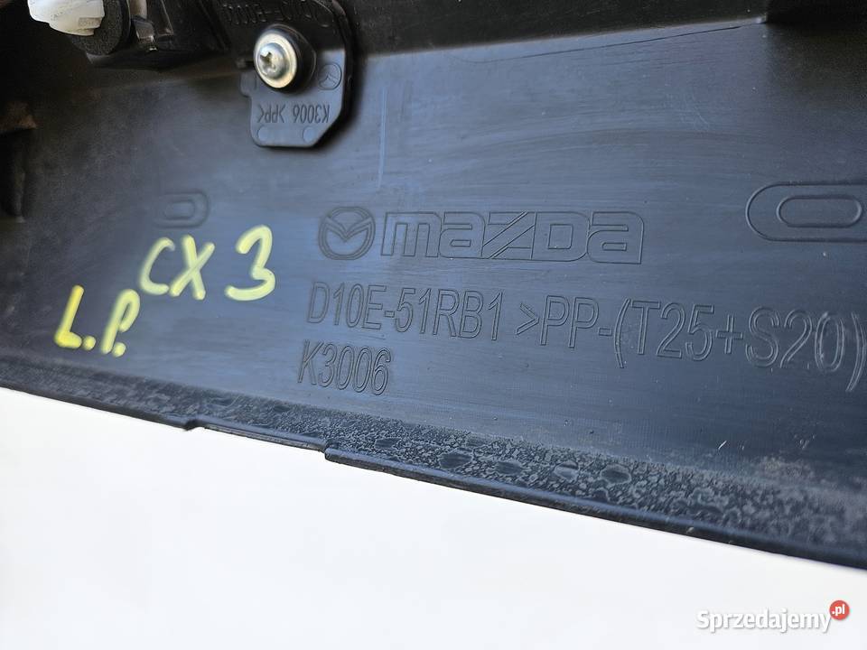 MAZDA CX3 CX3 LISTWA DRZWI LEWY PRZÓD LEWA osobowe sprzedam