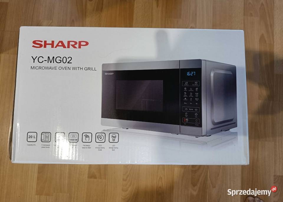 Kuchenka mikrofalowa SHARP YCMG02ES z grillem wielkopolskie Konin