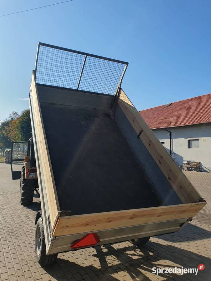 Przyczepa jednoosiowa wywrot Wijewo sprzedam