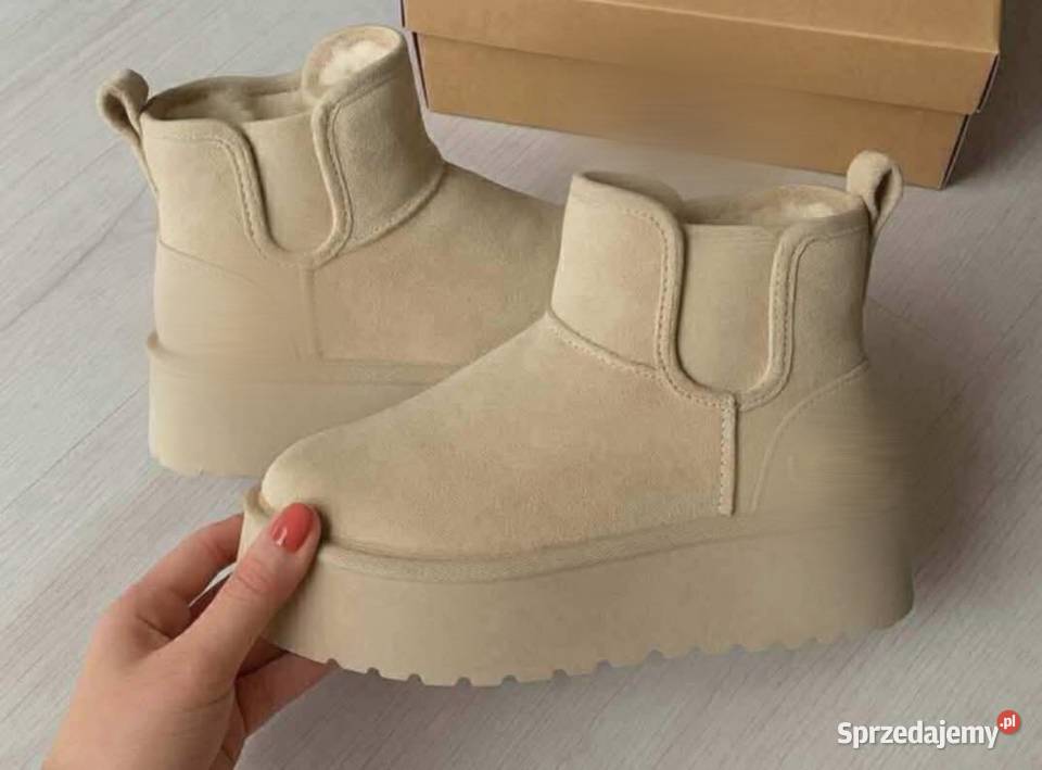 Buty zimowe damskie sniegowce inna