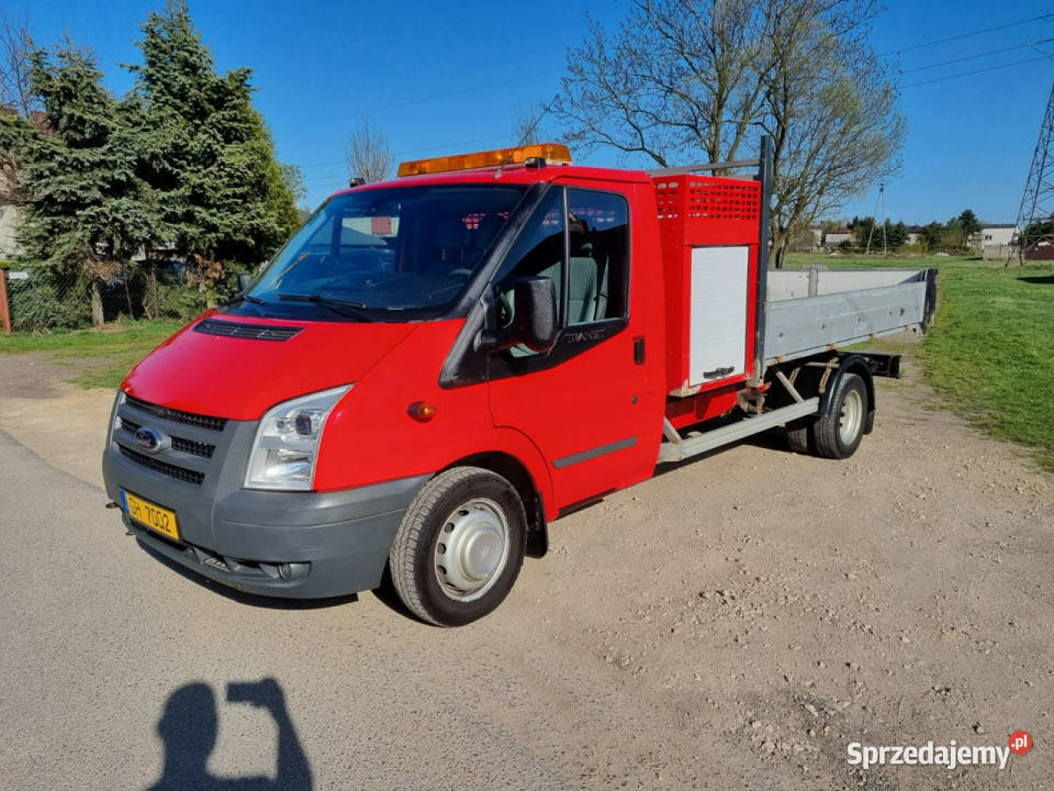 Ford Transit 24 TDCI 140 Kiper Wywrotka Org czerwony Ford Wojkowice Kościelne