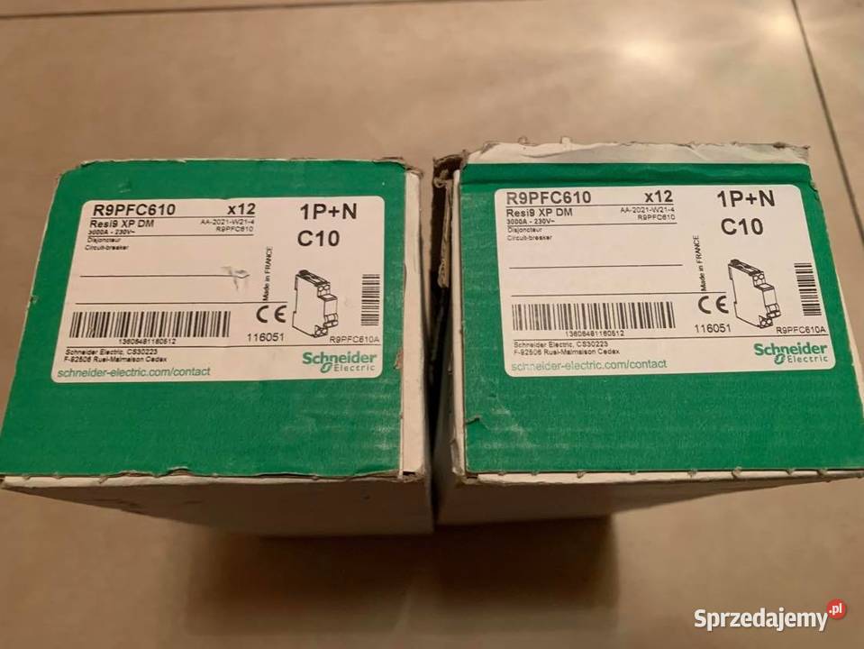 Schneider Electric R9PFC610 Disjoncteur XP 1PN Warszawa