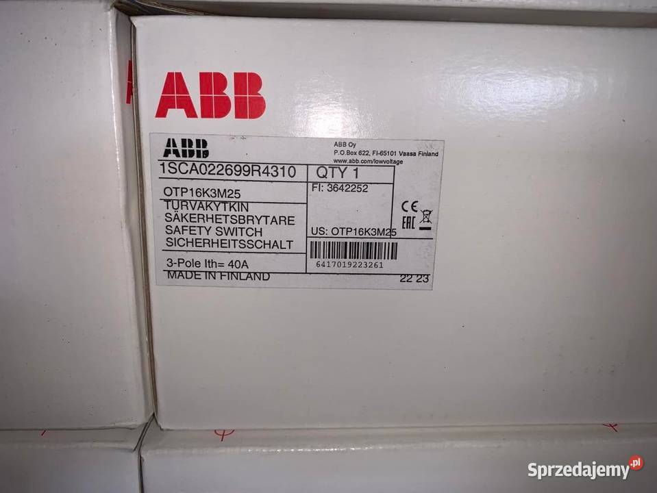 ABB 1SCA022699R4310 Przełącznik bezpieczeństwa Warszawa