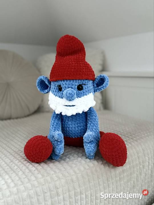 Papa Smerf na szydełku 50 łódzkie