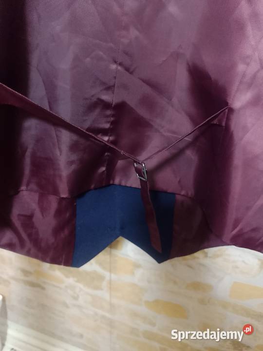 2XLEUR 56 ASOS DesignGranatowa kamizelka