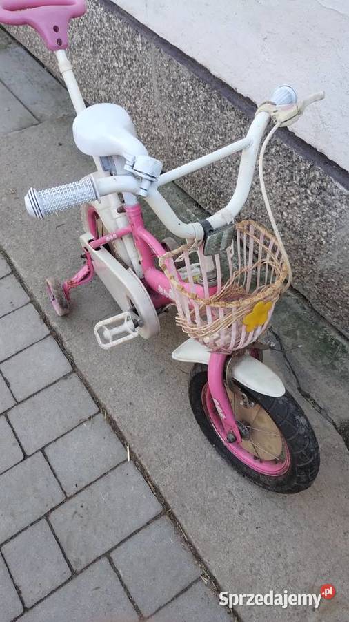 Rowerek dziecka kółka boczne koszyk Pozostałe Krosno