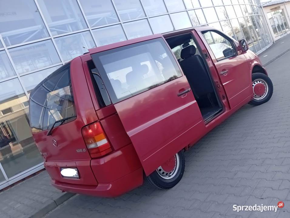 MERCEDES BENZ VITO 23 DIESEL 1 WŁAŚĆ 8 OSÓB elektryczne szyby mazowieckie Gostynin