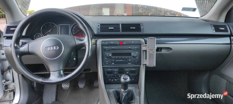 Audi A4 B6 19 TDI 2004r Kombi 130 Srebrne mazowieckie Mińsk Mazowiecki