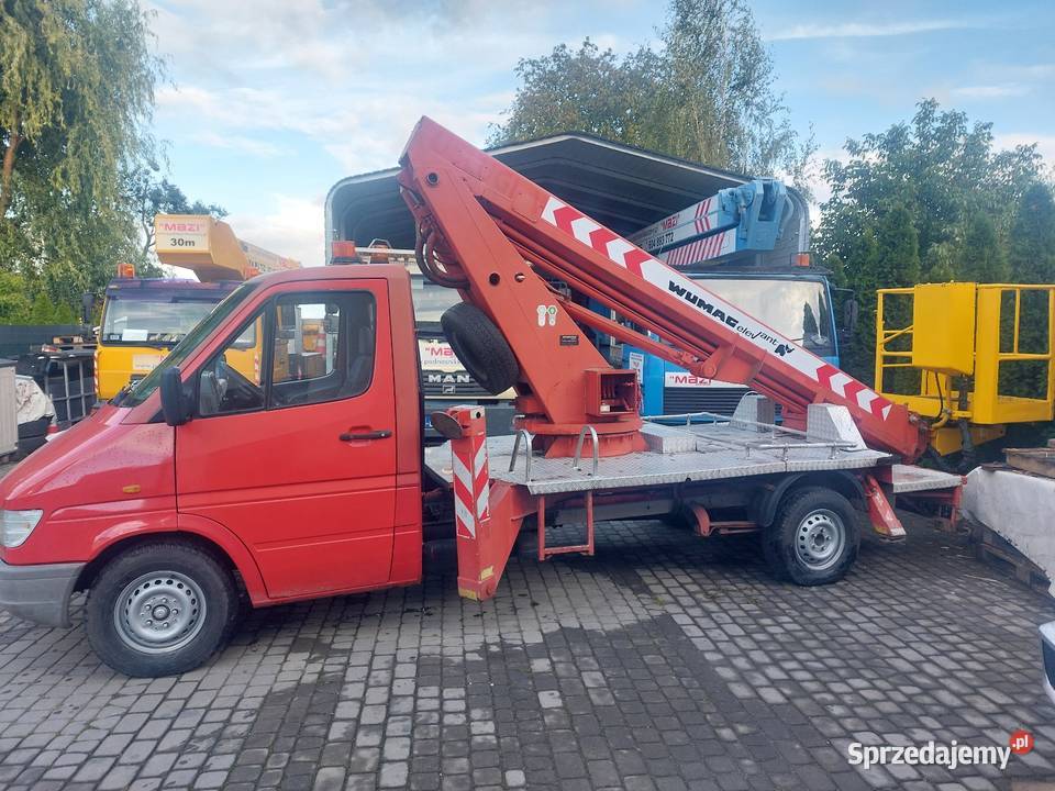 Wumag WT175 Mercedes sprinter 308 podnosnik Podnośniki koszowe Wrocław