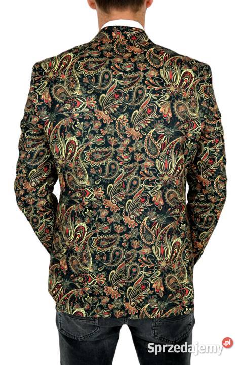 GIOVANNI PERA Marynarka Męska D612 paisley Ostrów Wielkopolski