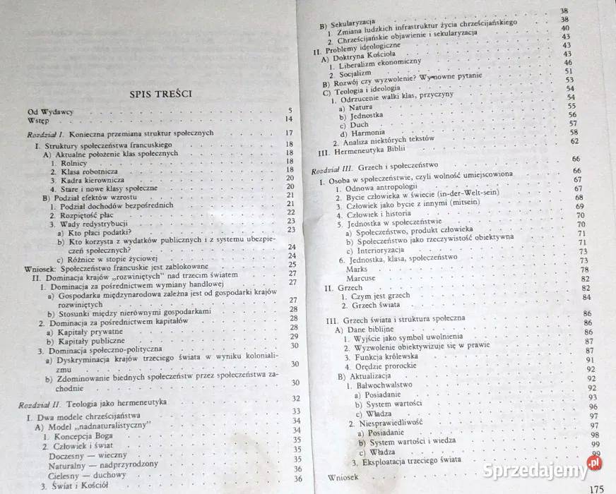 Społeczne tło teologii współczesnej Jacques Chełm sprzedam