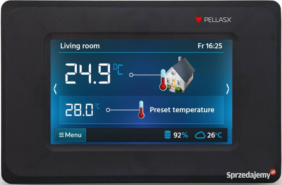 Sterownik pokojowy Room Control Radio Touch Akcesoria grzewcze Damasławek