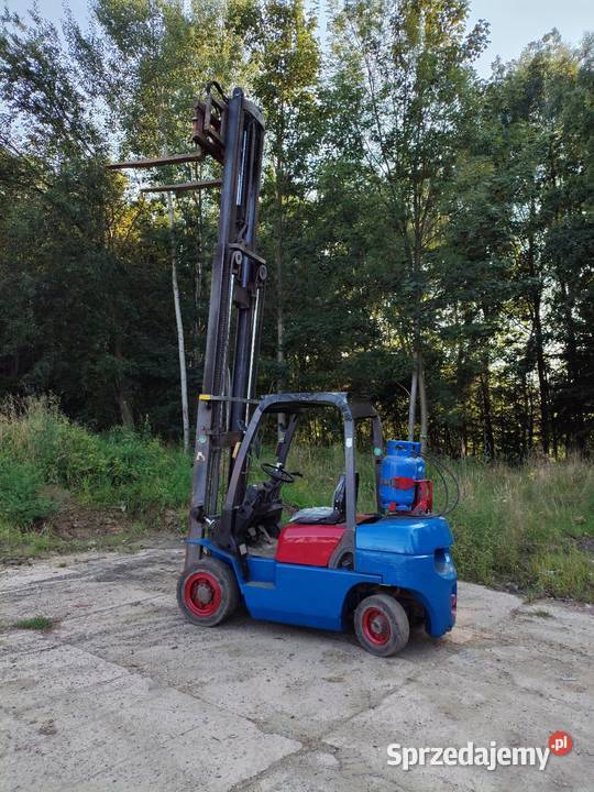 Wózek widłowy hangcha obrót triplex gaz Rydułtowy sprzedam