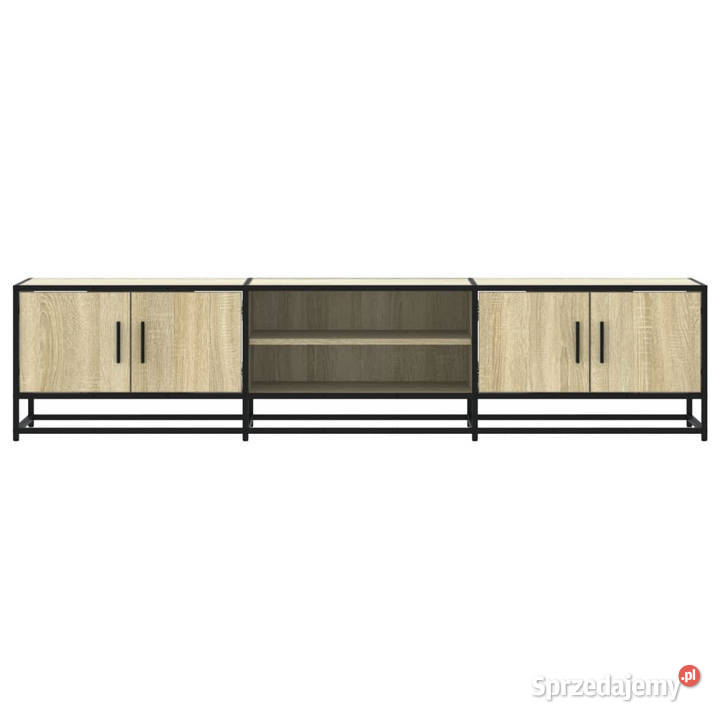 Szafka pod TV dąb sonoma 180x35x41 materiał RTV Warszawa