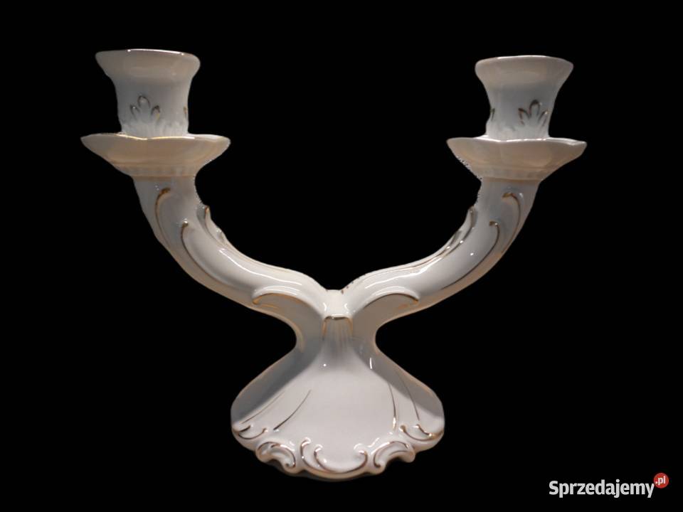 Porcelanowy świecznik SCHIERHOLZ Raszków
