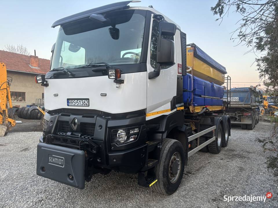 Renault K380 6x6 2016 Piaskarka solarka schmidt diesel Pługi (piaskarki) podkarpackie Ropczyce