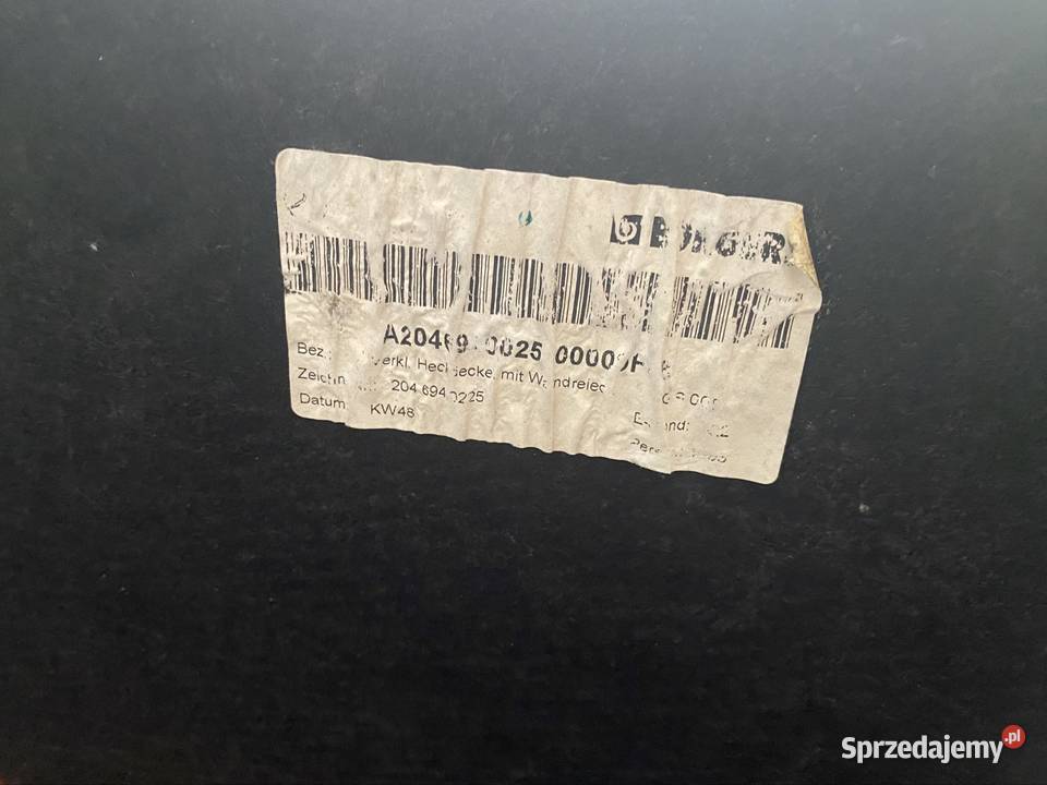 Mercedes W204 tapicerka osobowe Opole sprzedam