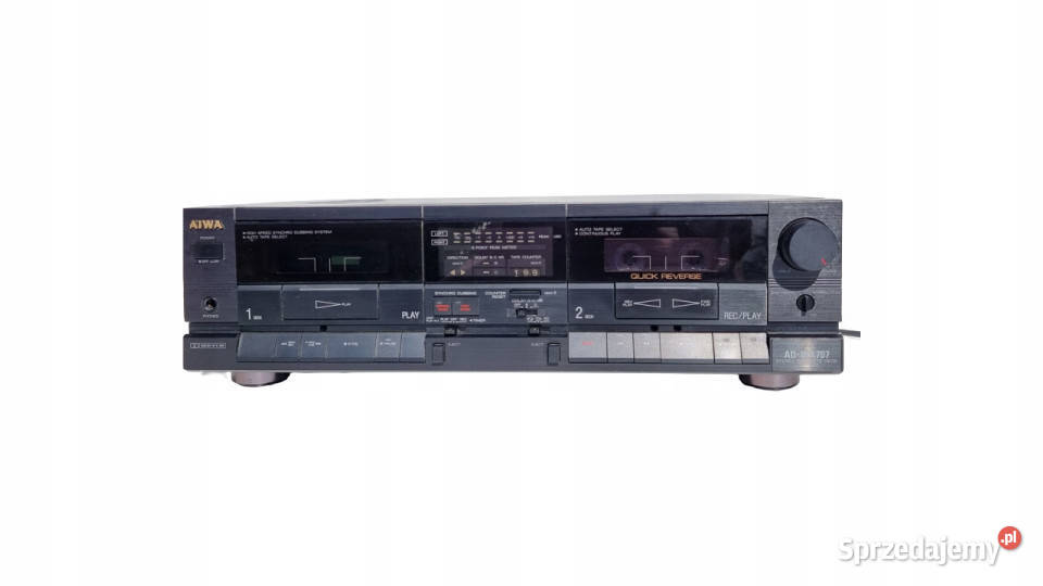 Magnetofon catette deck Aiwa ADWX707 AD WX 707 Międzychód